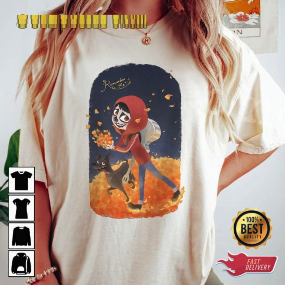 Disney Pixar Coco Miguel Comfort Colors Cartoon Unisex T-shirt Gift For Fan